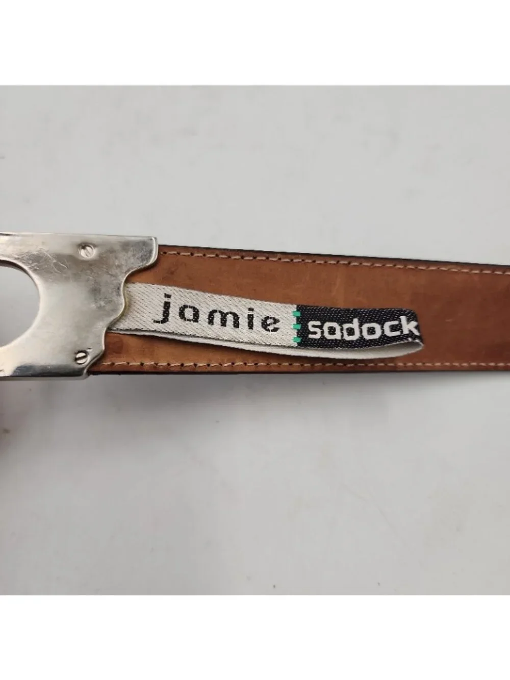 jamie sadock Women's Brown Leather Belt Size Large 1819 Fits Waist 37-38